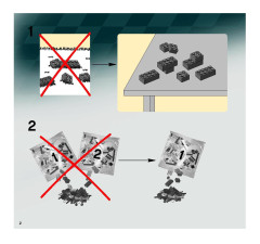 LEGO 8899 instructions page 2 – build guide