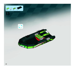 LEGO 8899 instructions page 22 – build guide