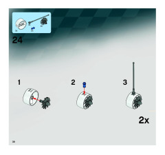 LEGO 8899 instructions page 38 – build guide