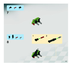 LEGO 8899 instructions page 43 – build guide