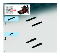 LEGO 8899 instructions page 2 – build guide