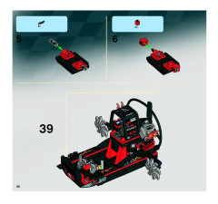 LEGO 8899 instructions page 38 – build guide