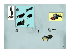 LEGO 8900 instructions page 5 – build guide