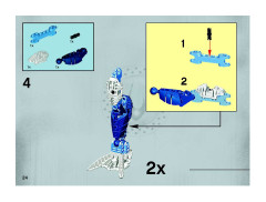 LEGO 8902 instructions page 24 – build guide