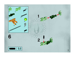 LEGO 8903 instructions page 9 – build guide