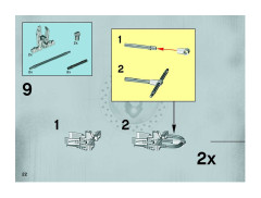 LEGO 8905 instructions page 22 – build guide