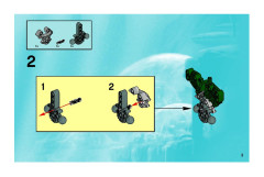 LEGO 8910 instructions page 3 – build guide