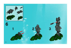 LEGO 8910 instructions page 6 – build guide