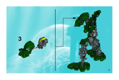 LEGO 8910 instructions page 9 – build guide
