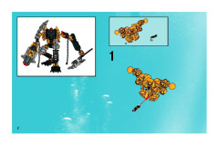 LEGO 8912 instructions page 2 – build guide