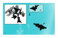 LEGO 8913 instructions page 2 – build guide