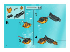 LEGO 8918 instructions page 6 – build guide
