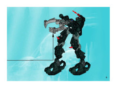 LEGO 8919 instructions page 9 – build guide