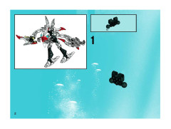 LEGO 8921 instructions page 2 – build guide