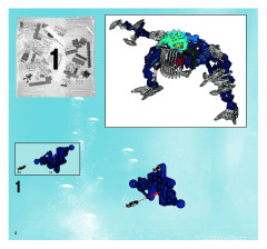 LEGO 8922 instructions page 2 – build guide