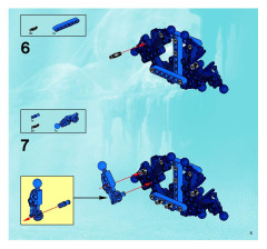 LEGO 8922 instructions page 5 – build guide