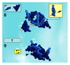LEGO 8922 instructions page 6 – build guide