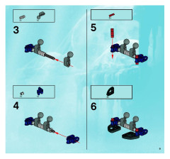 LEGO 8922 instructions page 9 – build guide