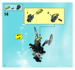LEGO 8923 instructions page 12 – build guide