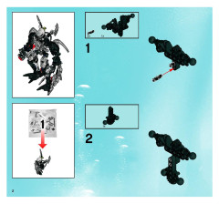 LEGO 8923 instructions page 2 – build guide