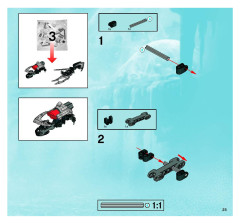 LEGO 8923 instructions page 25 – build guide