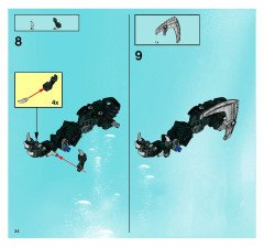 LEGO 8923 instructions page 34 – build guide