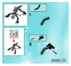 LEGO 8924 instructions page 2 – build guide