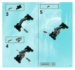 LEGO 8924 instructions page 3 – build guide