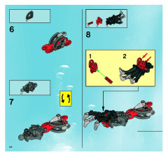 LEGO 8924 instructions page 44 – build guide