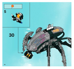 LEGO 8925 instructions page 36 – build guide