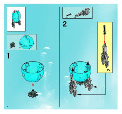 LEGO 8925 instructions page 6 – build guide