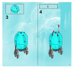 LEGO 8925 instructions page 7 – build guide