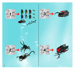 LEGO 8926 instructions page 2 – build guide