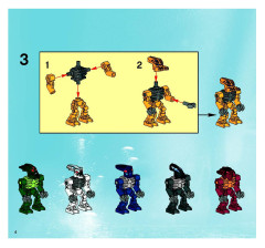 LEGO 8926 instructions page 4 – build guide