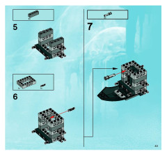 LEGO 8926 instructions page 43 – build guide