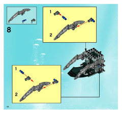 LEGO 8926 instructions page 44 – build guide