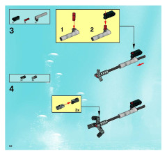 LEGO 8926 instructions page 62 – build guide