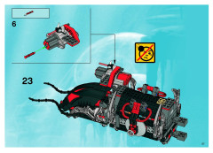 LEGO 8927 instructions page 57 – build guide