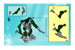 LEGO 8929 instructions page 7 – build guide