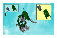 LEGO 8929 instructions page 8 – build guide