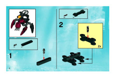 LEGO 8931 instructions page 2 – build guide