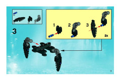 LEGO 8931 instructions page 3 – build guide