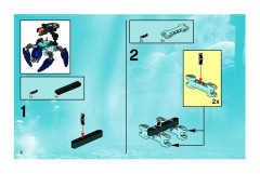 LEGO 8932 instructions page 2 – build guide