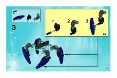 LEGO 8932 instructions page 3 – build guide