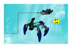 LEGO 8932 instructions page 9 – build guide