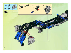 LEGO 8942 instructions page 6 – build guide