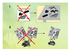 LEGO 8943 instructions page 2 – build guide