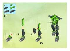 LEGO 8943 instructions page 6 – build guide