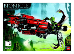 LEGO 8943 instructions page 1 – build guide