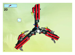 LEGO 8943 instructions page 4 – build guide